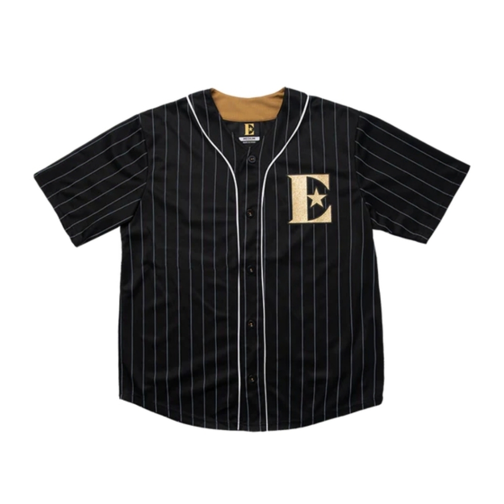 Elton John Pinstripe Baseball Jersey XL